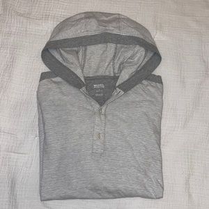 Men’s Long-Sleeve Michael Kors Hooded Shirt